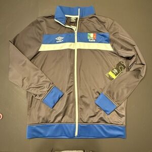 Umbro Mens Italy National Football Team Full Zip Track Jacket Size L NWT